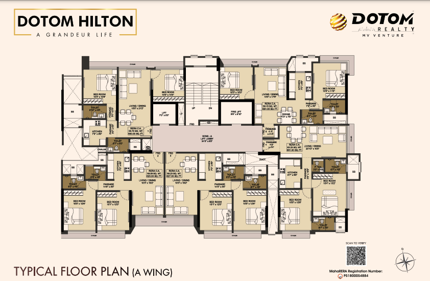 Dotom Hilton Floor Plans